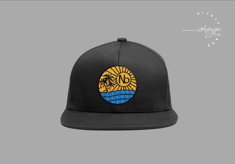 Neptune Beach cap mockup