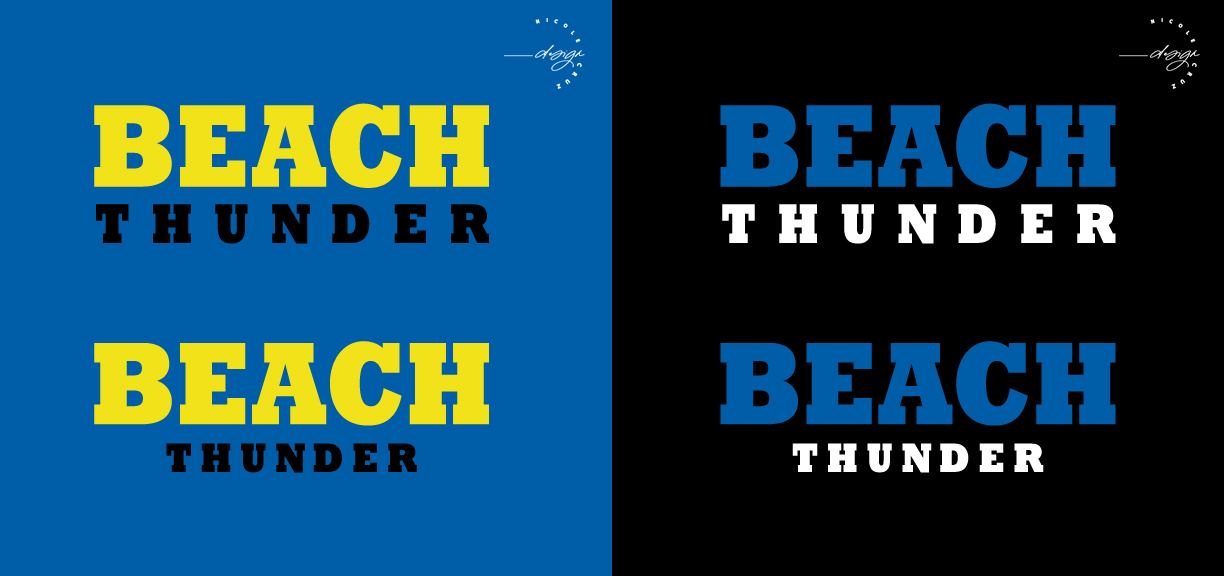 Beach Thunder wordmark
